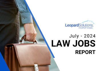 The Legal Jobs Engine Keeps Roaring, Albeit Slightly Down from Blistering Early Summer Pace