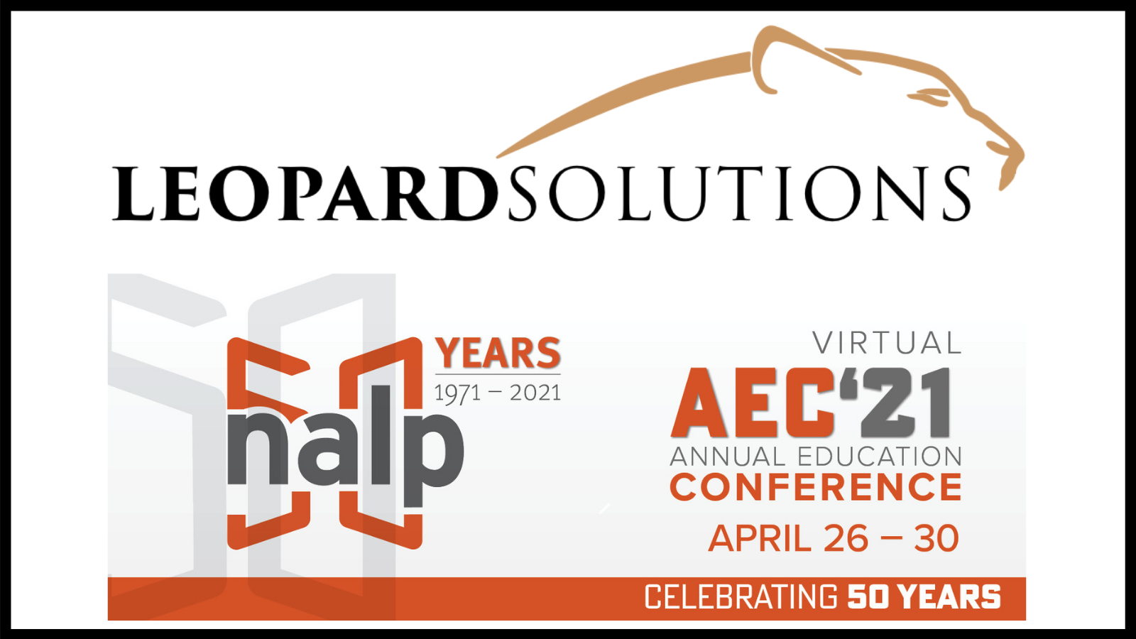 Leopard Solutions Sponsors the 2021 NALP Annual Educational Conference